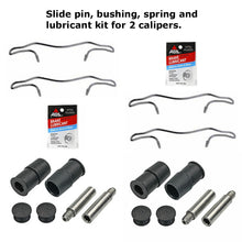 Load image into Gallery viewer, 2 X Front Brake Caliper Pad Clip Guide Bushing Pin Install Kits 1996-09 Mercedes