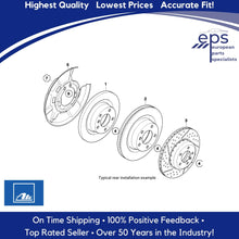 Load image into Gallery viewer, BMW Rear Brake Disc Rotor Vented L or R 2006-15 3 X1 Ate Premium 34 21 6 864 901