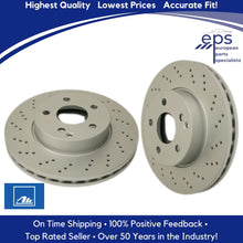 Load image into Gallery viewer, Mercedes Front Brake Disc Rotors Vented L & R 08-15 C250 C300 Ate 204 421 36 12