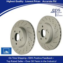 Load image into Gallery viewer, Mercedes Front Brake Disc Rotors Vented L & R 08-15 C250 C300 Ate 204 421 36 12