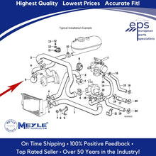 Load image into Gallery viewer, BMW Radiator Fill & Overflow Tank Hose to Water Pump 1984-87 325 11 53 1 289 257