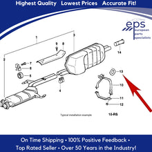 Load image into Gallery viewer, Rear Rubber Muffler Hanger Support Ring 1985-89 BMW E24 6er E28 5er 1 176 395