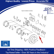 Load image into Gallery viewer, Ate Rear Brake Caliper Seal Repair Kit Bleeder Cap Lube 1968-91 Mercedes OEM Ate