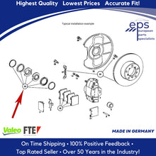 Load image into Gallery viewer, Front Brake Caliper Repair Kit 1973-79 Mercedes 107 114 115 116 123 Valeo / FTE
