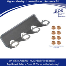 Load image into Gallery viewer, Exhaust Manifold Gasket with Heat Shield & OEM Lock Nut Kit 1984-85 BMW 318i