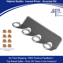 Load image into Gallery viewer, Exhaust Manifold Gasket with Heat Shield & OEM Lock Nut Kit 1984-85 BMW 318i