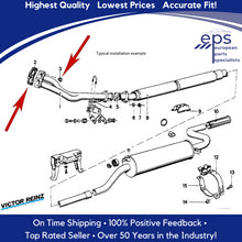 Load image into Gallery viewer, Exhaust Header Down Pipe to Exhaust Manifold Gasket and Lock Nut Kit 1967-80 BMW