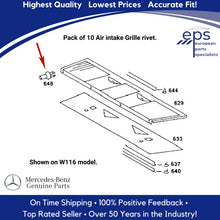 Load image into Gallery viewer, Air Intake Ventilation Grille Edge Lip Rubber Seal 1968-89 Mercedes 107 114 115