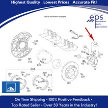 Load image into Gallery viewer, Rear Brake Caliper Pad Slide Pin Spring Kit with Lube 1998-11 Mercedes OEM Ate