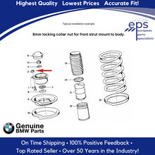 Load image into Gallery viewer, 6 - 8mm Locking Collar Nut Strut Brake Suspension Pedal 1966-22 Mini BMW OE BMW