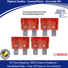 Load image into Gallery viewer, 4 X Voltage Overload Protection Relay Red 10 Amp Blade Fuse 1981-20 Mercedes