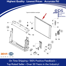 Load image into Gallery viewer, Radiator 2006-10 BMW 525 528 530 i xi xDrive OEM Made in Germany Genuine Behr