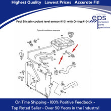 Load image into Gallery viewer, New Radiator Overflow Expansion Tank Level Sensor 1984-95 Mercedes 124 540 02 44