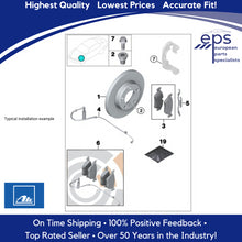 Load image into Gallery viewer, Original Ate Front Brake Disc 1992-08 BMW 318 323 325 328 Z3 Z4 34 11 6 864 060