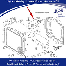 Load image into Gallery viewer, Radiator Coolant Overflow Expansion Tank 1978-91 Mercedes 116 123 126 500 15 49