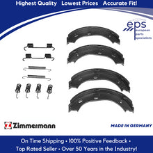 Load image into Gallery viewer, Rear Parking Emergency Brake Shoe Kit with Springs 1965-91 Mercedes Germany