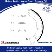 Load image into Gallery viewer, Rear Parking Emergency Brake Shoe Kit with Springs 1965-91 Mercedes Germany