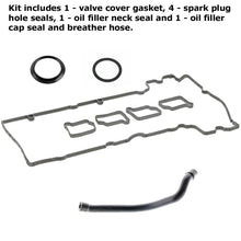Load image into Gallery viewer, Valve Cover Gasket and Seal Kit with Breather Hose 2003-05 Mercedes C 230 M271
