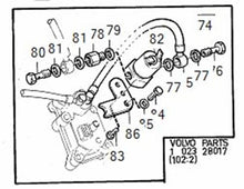 Load image into Gallery viewer, Fuel Valve Solenoid Mounting Kit 1975-78 Volvo B27 273674 0 257 900 015 OE Bosch
