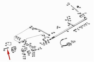 Auto Trans Backup Light & Starter Non Repeat Switch Linkage 1967-70 Mercedes