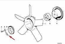 Load image into Gallery viewer, Radiator Fan Bolt Lock BMW 320i 2.5 2.8 3.0 CS 2500 2800 3.0 S 11 53 1 251 825
