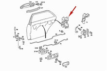 Load image into Gallery viewer, Right Rear Door Lock Latch 1981-89 Mercedes W126 300SD 380 SE 420 500 560 SE SEL
