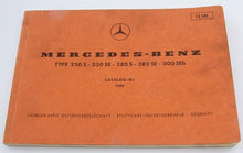 Load image into Gallery viewer, Glove Box Small Parts Exploded Catalog B  Mercedes 250S 250SE 280S 280SE 300SEb
