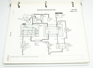 Wire Harness Electrical Troubleshooting Manual ETM 1984-90 Mercedes 190D 190E