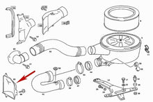 Load image into Gallery viewer, New Air Intake Screen Behind Left Headlight 1978-80 Mercedes 116 300 SD 300SD
