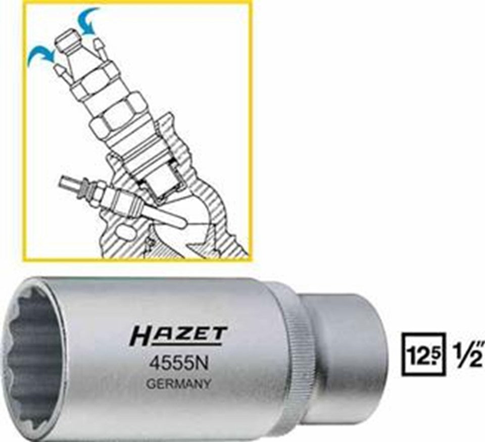 27mm Diesel Injector Nozzle Socket Mercedes VW Audi Volvo Peugeot Ford Hazet