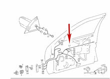 Load image into Gallery viewer, Right Front Door Wiring Harness 1996 Mercedes S320 S420 S500 S600 140 440 73 36
