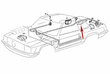 Load image into Gallery viewer, Gas Fuel Filler Flap Vacuum Lock Element Mounting Bracket 1972-85 Mercedes R107
