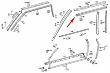 Load image into Gallery viewer, New OE Right Door Soft Top Seal Mercedes 1973-89 380SL 450SL 560SL 107 720 10 78
