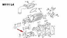 Load image into Gallery viewer, Supercharger Belt Tensioner Pulley 1992-04 Mercedes 4 6 8 Cylinder 119 200 14 70
