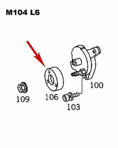 1993-99 Mercedes 300 CE E TE 400 500 SE SEL SL 92mm X 31mm Belt Tensioner Pulley