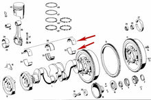 Load image into Gallery viewer, Glyco Standard Engine Main Bearing Pair Mercedes 180 190 a b c D Db Dc SL 200 D
