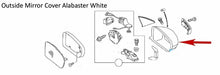 Load image into Gallery viewer, Right Door Mirror Cover Alabaster White 2007-09 Mercedes E 320 350 500 55 63 AMG
