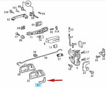 Load image into Gallery viewer, Genuine Right Front or Rear Inside Door Chrome Handle 1984-93 Mercedes W201 190
