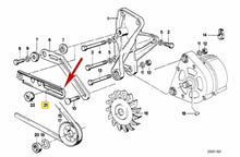 Load image into Gallery viewer, Alternator Belt Adjusting Tension Bracket Teeth 1980-83 BMW 320i 12 31 1 273 638

