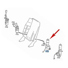 Load image into Gallery viewer, Front Seat Right Backrest Adjuster Motor 1986-89 Mercedes 260E 300D 300E
