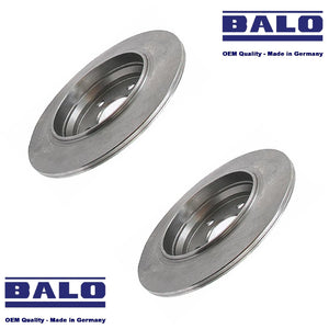 2 X Premium Balo German Rear Brake Disc Rotor 2003-06 CL500 S350 S430 S500