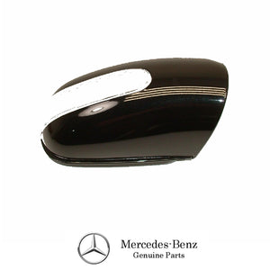 Right Mirror Black Painted Cover & Lens 2002-05 Mercedes ML 320 350 500 55 AMG