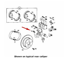 Load image into Gallery viewer, 4 X New OEM Front or Rear Caliper Mounting Bolt 12 X 1.5 X 30 1973-06 Mercedes
