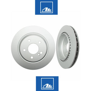 2000-06 Mercedes CL500 S430 S500 Rear Brake Disc Rotors German Ate Coated
