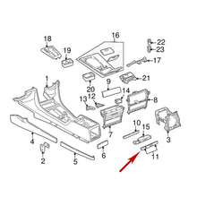 Load image into Gallery viewer, Center Console Cup Holder 2 Piece Walnut Wood Trim 1995-01 BMW 740i 740iL 750iL

