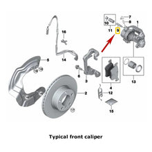 Load image into Gallery viewer, 2 X Ate Front Brake Pad Caliper Slide Pin Guiding Bolt 1978-20 BMW &amp; Mini
