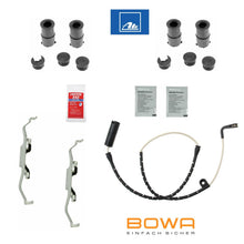 Load image into Gallery viewer, Front Brake Pad Installation Parts Full Kit 1997-03 BMW 525i 528i OEM Ate &amp; BOWA
