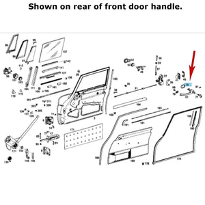 Rear of Door Handle Large Gasket Pad OE Mercedes 110 111 112 190 200 220 230 300
