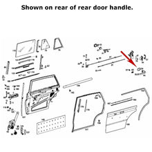 Load image into Gallery viewer, Door Handle Large Gasket Rubber Pad OE Mercedes 110 111 112 190 200 220 230 300
