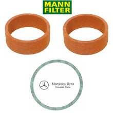 Load image into Gallery viewer, 2 X Mann Power Steering Pump Fluid Filter &amp; 1 Gasket 1961-74 Mercedes All Models
